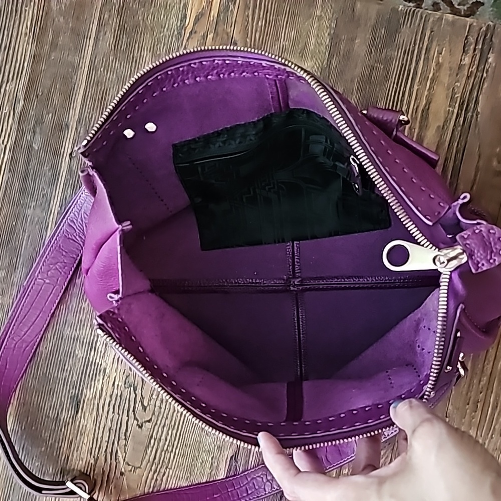 Ted Baker London Purple small tote - Picture 5 of 10